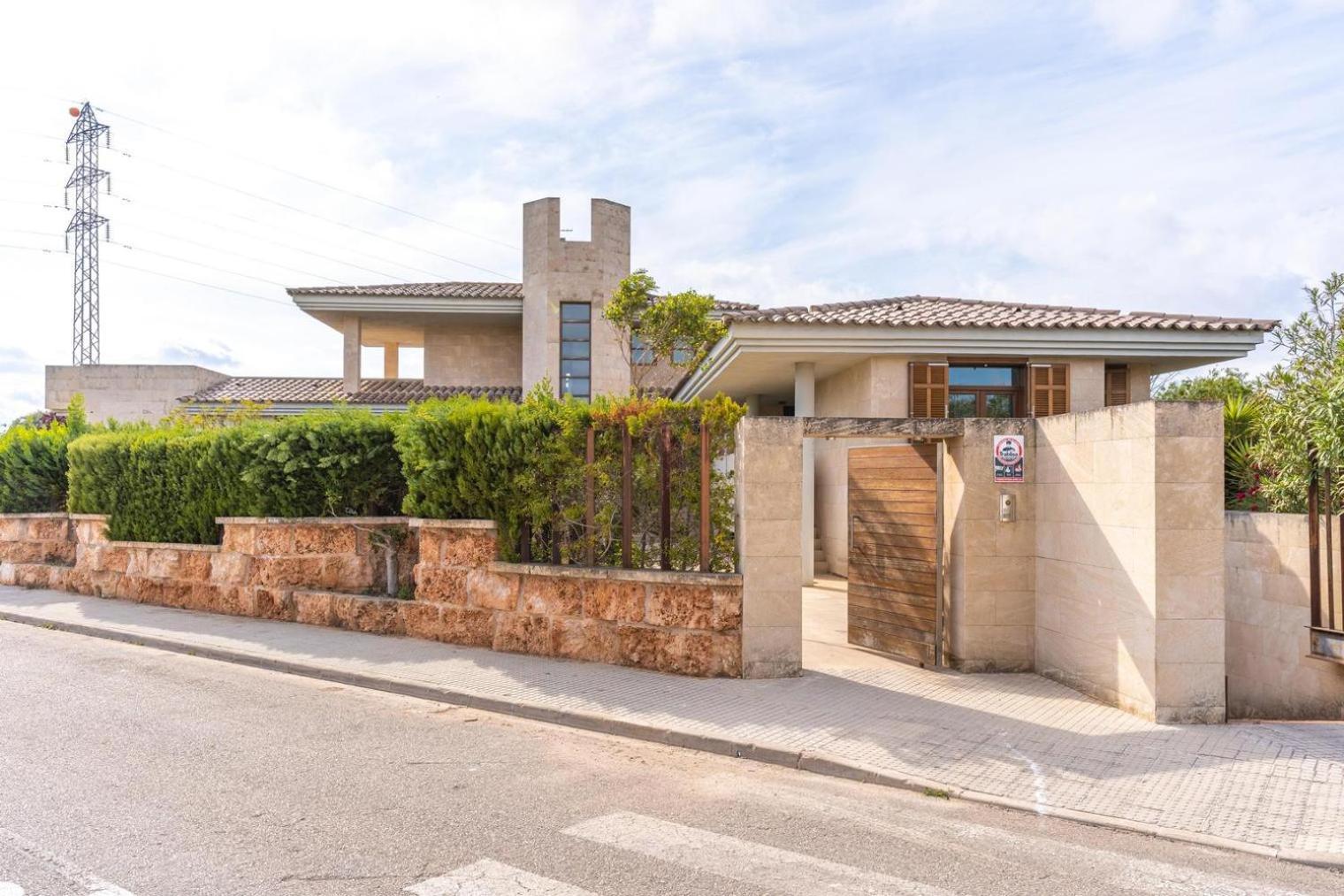 Villa De Lujo Con Piscina, Jacuzzi, Jardin Y Terraza Marratxi Экстерьер фото