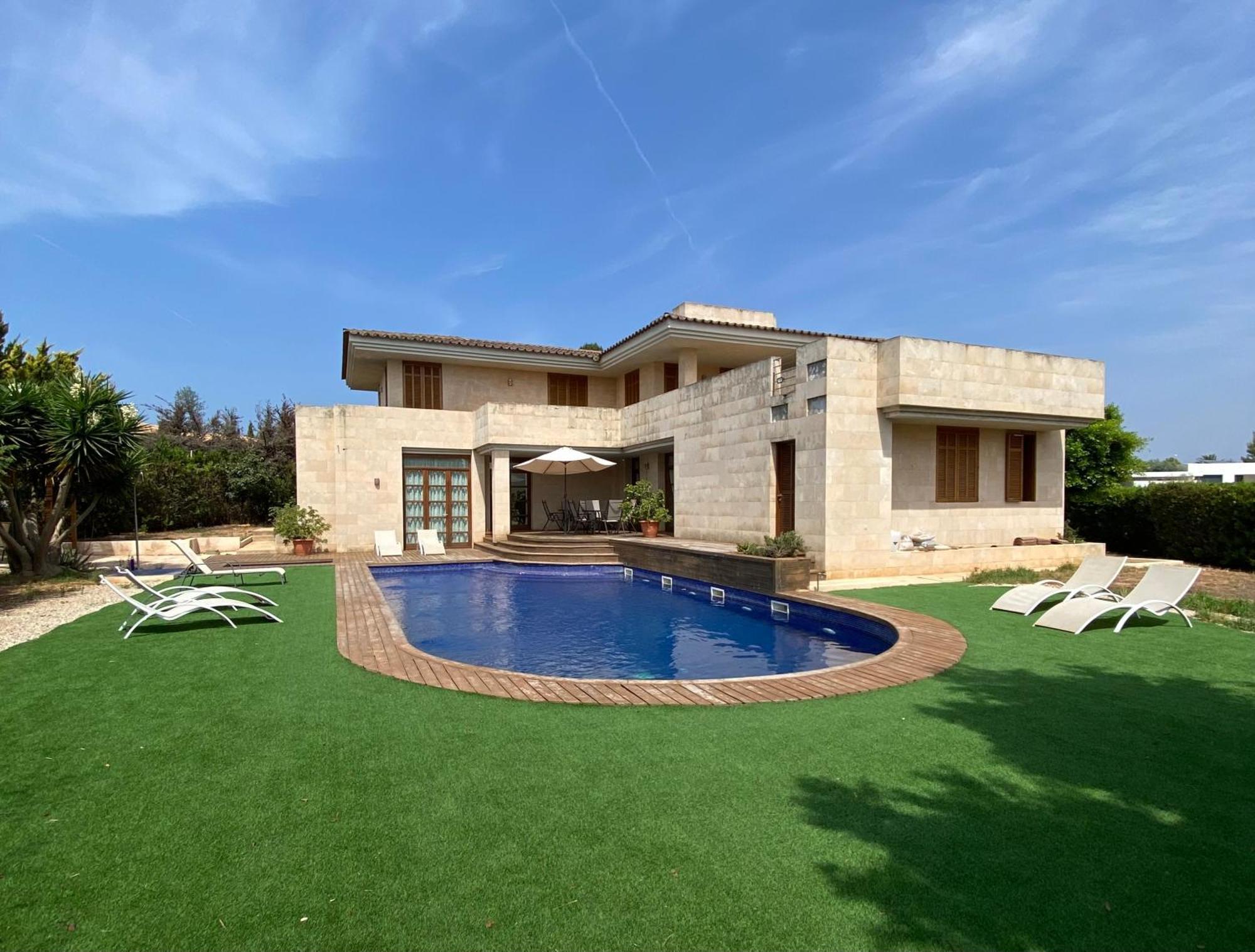 Villa De Lujo Con Piscina, Jacuzzi, Jardin Y Terraza Marratxi Экстерьер фото